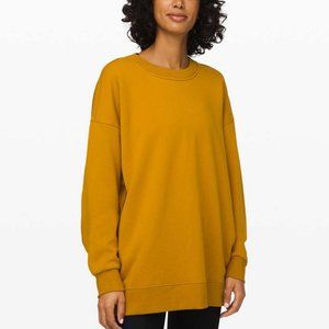 lululemon athletica Mustard Crew Neck Sweater